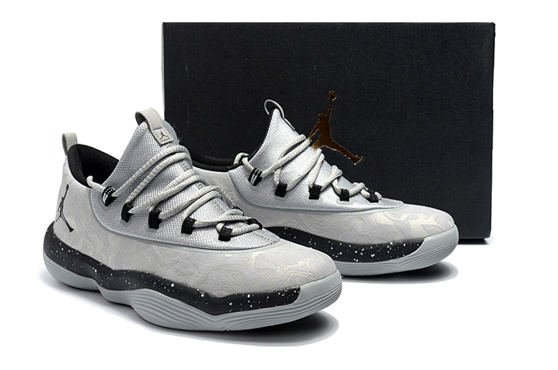 Jordan Griffin 2018 Low Silver Black Shoes - Click Image to Close